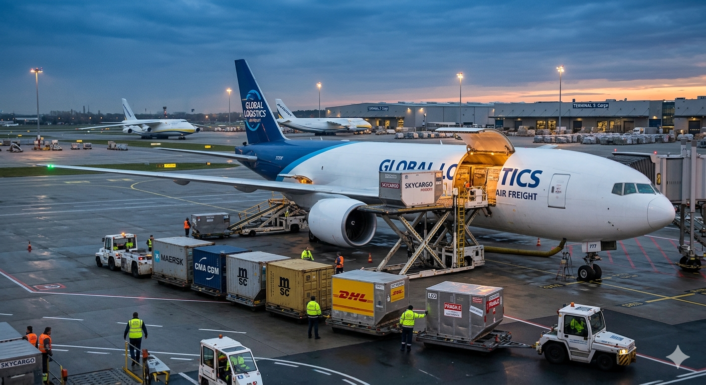 Fret aérien - avion cargo pour transport express